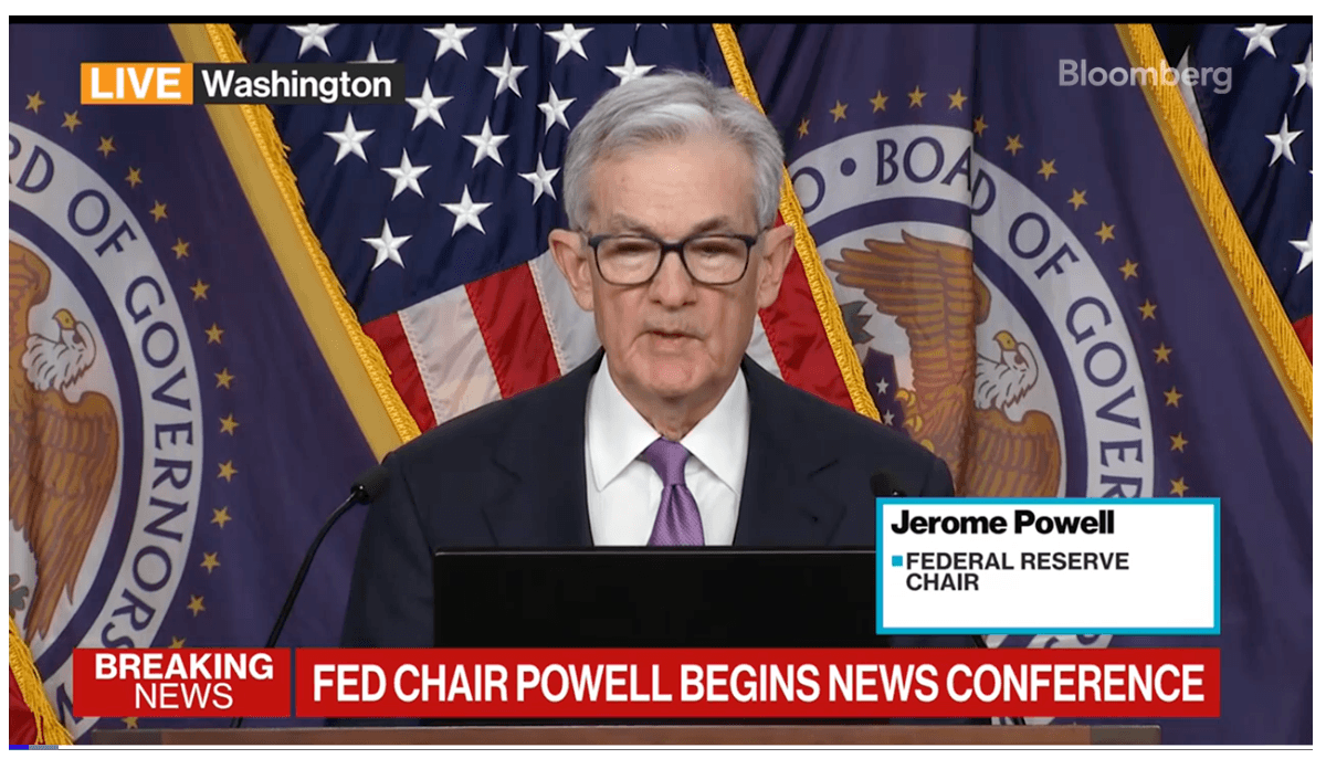 bài phát biểu của ông jerome powell sau cuộc họp