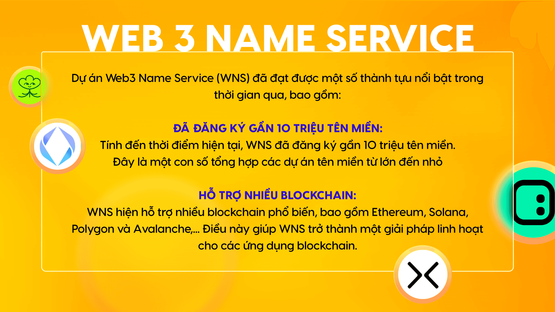 thành tựu của các web 3 name service