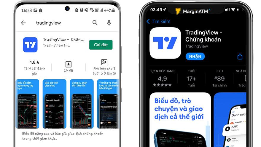 cài đặt tradingview app