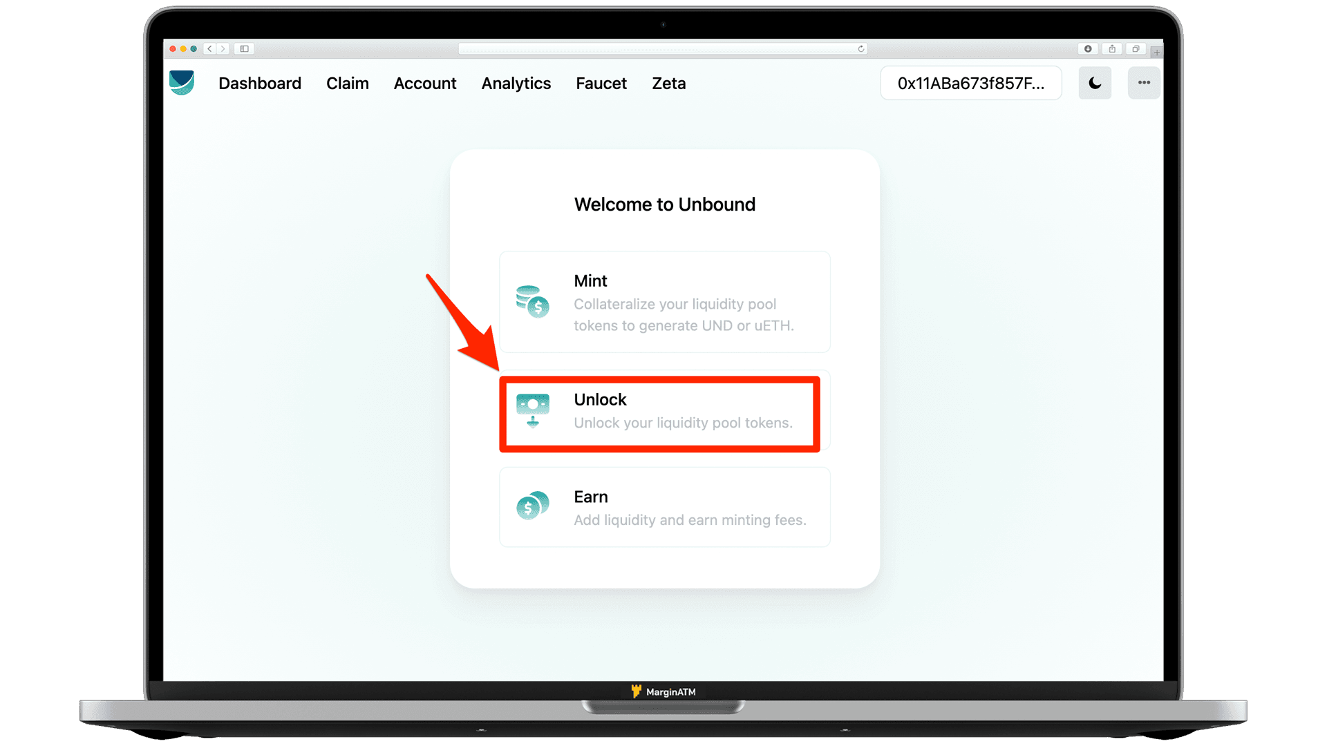 testnet unbound finance 8