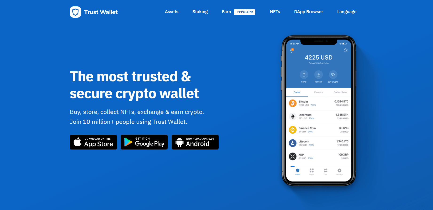 tính năng trust wallet