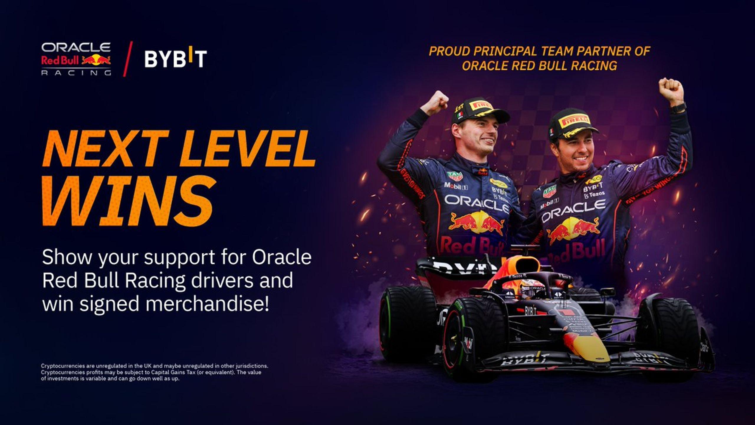 bybit tài trợ oracle redbull racing
