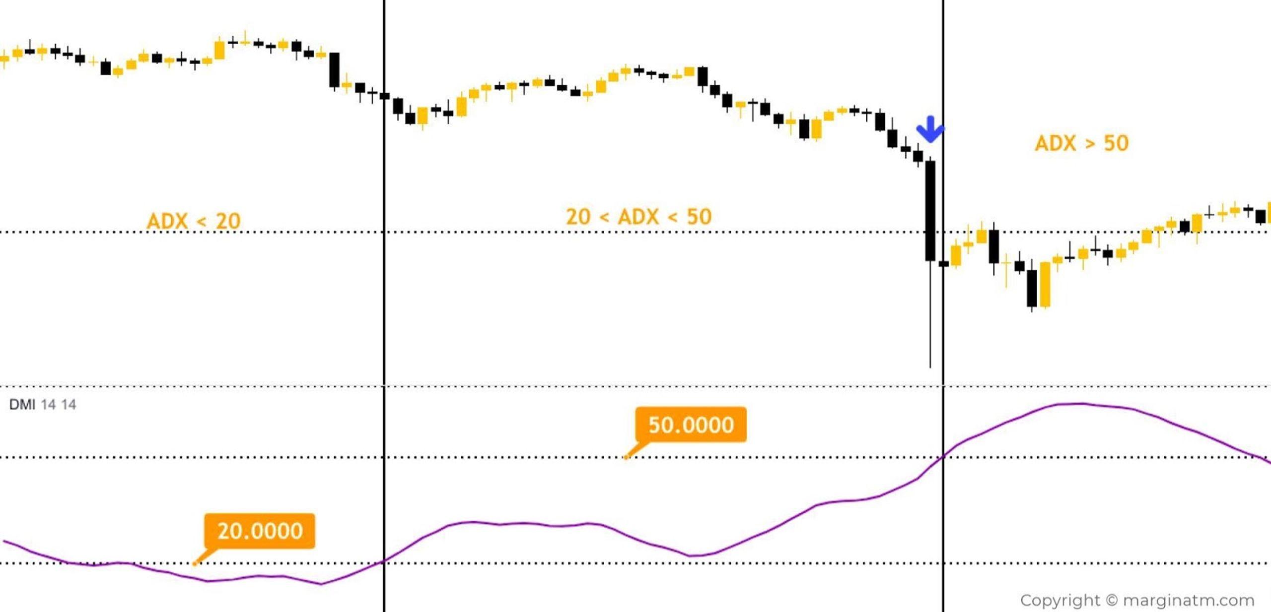 ví dụ đường adx