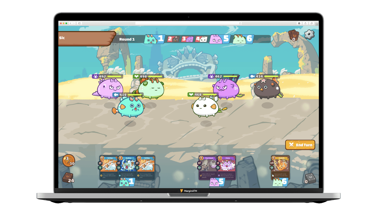 giao diện game axie infinity